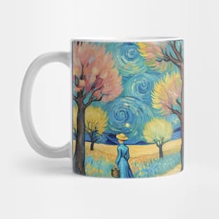 Starry Night Symphony: Van Gogh's Inspired Landscape Mug